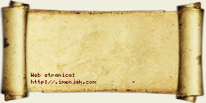 Jana Erak vizit kartica